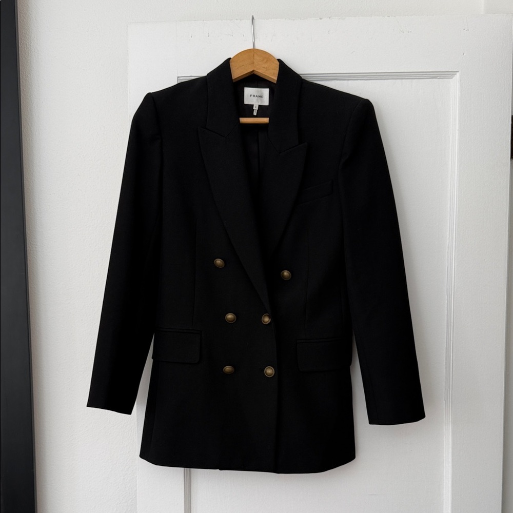 Frame Denim double breasted blazer